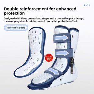 Attelle de cheville articulée réglable de qualité médicale <span class=keywords><strong>pour</strong></span> fracture, entorse, récupération post-opératoire et rééducation - Product Image 6