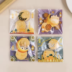 100 pezzi Eid Mubarak sacchetto di biscotti e caramelle regalo stella della luna sacchetti di imballaggio per dolci musulmani forniture per <span class=keywords><strong>feste</strong></span> <span class=keywords><strong>islamiche</strong></span> Ramadan Kareem - Product Image 4