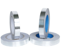 Ruban adhésif en aluminium acrylique pour l'étanchéité argentée, les réparations, les barrières anti-humidité, les conduits d'air, les panneaux isolants en mousse et les métaux