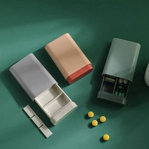 Wholesale Plastic Slide Type <b>7</b> Days Pill Organizer Weekly Pill Box Portable <b>Tablet</b> case Pill Container for Supplments Vitamin - Product Image 6