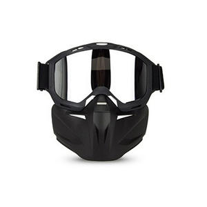 Le <span class=keywords><strong>masque</strong></span> de motocross détachable noir populaire peut être personnalisé avec LOGO et lunettes de couleur - Product Image 4