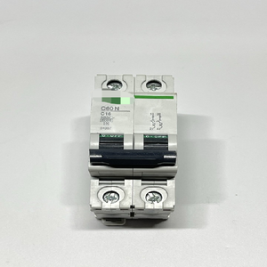 Pengontrol Pemrograman PLC Multi9 MCB Circuit Breaker C60N C16A 2P 24337 400V AC 16A <span class=keywords><strong>2</strong></span> Kutub - Product Image 1