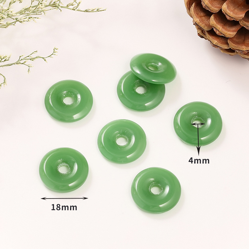 10 Dark green safety buckle, 18mm