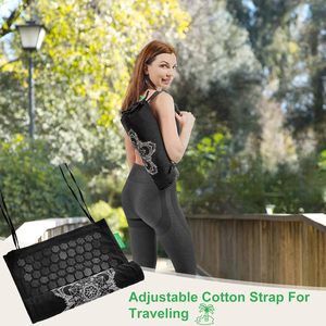 Juego de Esterilla de Acupresión Larga para Yoga, Esterilla Grande de Acupuntura y Masaje, Esterilla de Acupresión Corporal y Almohada para Aliviar el Dolor de Cuello y Espalda, Meditación - Product Image 5