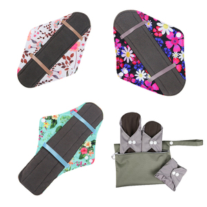 Famicheer Bộ Miếng Vải Vệ Sinh Kinh Nguyệt Hữu Cơ Tái Sử Dụng BSCI Miếng Đệm Kinh Nguyệt Bằng Tre Có Thể Giặt Được - Product Image 3