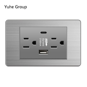 สวิตช์ผนังแบบคู่มาตรฐานอเมริกา รุ่น YUHE 118 วัสดุ PC พร้อมแอป EWeLink 120V 10A ดีไซน์ทันสมัย รับผลิตตามสั่งขายส่ง - Product Image 5