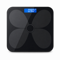 Balance connectée Bluetooth de haute précision pour la mesure de la graisse corporelle, balance électronique de salle de bain numérique, OEM ODM CE RoHS