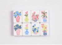 Maßgefertigtes Blaues 4-stufiges Luxuriöses Umweltfreundliches Langlebiges Amerikanisches Mahjong-Set mit 160 Acryl-Steinen für Familien- und Kinderspiele sowie Zusammenkünfte