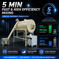 Motor Confiable para Mezcladora Horizontal de Cinta para Producción de Mortero Seco, Capacidad de 200L-5000L, Certificado CE, Material Automatizado Integrado
