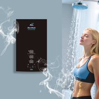 Chauffe-eau instantané électrique 8KW à prix d'usine, écoénergétique, avec affichage LED en plastique pour douche, cuisine, salle de bain, maison et hôtel