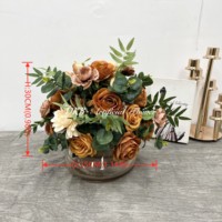 Bola Bunga Artifisial Vintage Kustom DKB untuk Dekorasi Latar Belakang Studio Foto