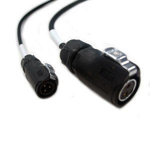 Adaptador de aire de conector redondo personalizado de 2 pines para montaje de cable de pantalla LED aislado de PVC MC4 LP20 arnés de cableado - Product Image 3