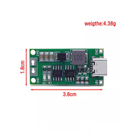 Module de chargeur de batterie Li-ion Shanhai SH005 2S 3S 4S avec PCM et USB 5V Boost, entrée DC 8.4-16.8V, montage DIP, série TYPE-C