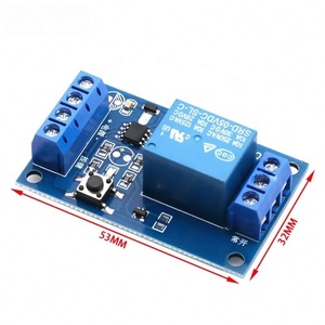 Relay Module 5V 12V Single Button Bistable Module One Key Car Modification Start-Stop Self Locking Car Modification <b>Switch</b> - Product Image 5