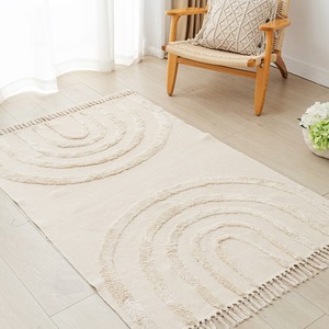 <span class=keywords><strong>Tappeto</strong></span> Extra-Large in Cotone Stile Vintage, Tappetino Versatile per Soggiorno, Copertura Completa del Pavimento, <span class=keywords><strong>Copritavolo</strong></span> da Pranzo - Product Image 6