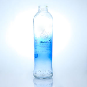 500ml नीले कांच की बोतल के साथ कांच मिनरल वाटर की बोतल पेंच रबर टोपी - Product Image 1