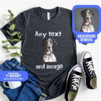 2025 Tiktok Tendances Article Conception Libre Logo Personnalisé Image Texte Photo Chemise Personnalisé Famille T-Shirt Meilleur Ami Cadeau Tee Shirt