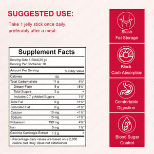 Usine Directe Avancée Soutien Cutané Garcinia Cambogia Bâtonnets de Gelée Graines de Chia Collagène Coleology Gelée Minceur 10 Jours pour Homme - Product Image 2