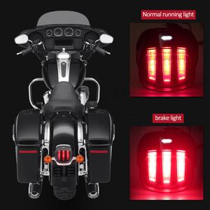 Accessoires de motocyclette Eclairage de moto Feu arrière à LED 12V avec signal ambre Lentille fumée Feu de frein arrière pour <span class=keywords><strong>Harley</strong></span> <span class=keywords><strong>Davidson</strong></span> - Product Image 4