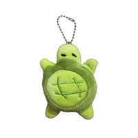 Porte-clés en peluche tortue mignonne, pendentif de sac, petit cadeau adorable, jouet en peluche pour cadeau promotionnel