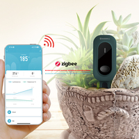 SASWELL Sensor kelembaban tanah nirkabel Zigbee, Sensor kelembapan tanah nirkabel digunakan dengan pengatur waktu Sprinkler Zigbee Hub