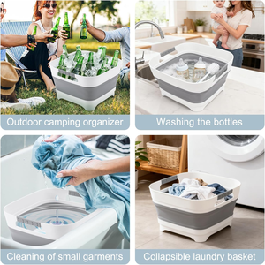 Planche à découper pliable multifonctionnelle avec bouchon <span class=keywords><strong>de</strong></span> vidange en PP et TPR <span class=keywords><strong>pour</strong></span> le lavage et le stockage des fruits et légumes en <span class=keywords><strong>cuisine</strong></span> - Product Image 6