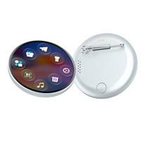 Écran tactile intelligent pour contrôle d'applications OLED, badge électronique Android, périphérique anime, carte d'étudiant, cadeau tendance DIY