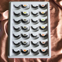 Yummy Eyelashes Faux Cils Écologiques 100% Sans Cruauté Animale Faits Main Fibres Végétales 3D Faux Vison Naturel Longs 0.07MM
