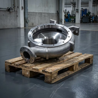 Boîtier de pompe à volute usiné sur mesure pour traitement de l'eau, dessalement marin, double aspiration, à double corps, pièces à géométrie complexe