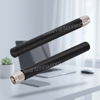 Antenne externe omnidirectionnelle verticale en caoutchouc pour routeur sans fil 2,4 GHz (2400-2500 MHz) BT BLE Wifi avec connecteur SMA droit