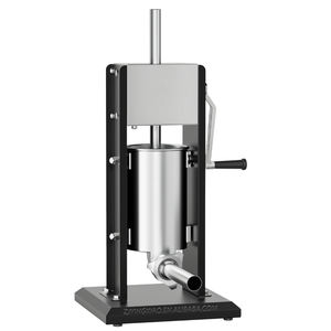 Machine à farcir les saucisses manuelle en acier inoxydable, état neuf, remplisseuse hydraulique de saucisses, <span class=keywords><strong>poussoir</strong></span> pour la fabrication de saucisses - Product Image 1