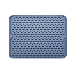 Modern Design Folding Silicone Dish Drying Mat Water-Proof <b>Placemat</b> <b>for</b> Multiple <b>Table</b> Usage Non-Slip Kitchen Kitchenmat - Product Image 1