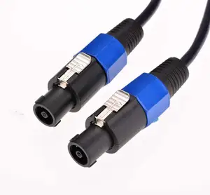 3ft 12AWG 2/4pin NL4FC Audio Prise Speakon câble Speakon Type audio Prise de haut-parleur, haut-parleur Câble D'alimentation prise stéréo fil