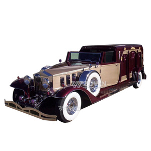Cercueil funéraire de style voiture classique vintage pour le transport de cercueils, le accompagnement des âmes quittées et les processions funéraires - Product Image 5