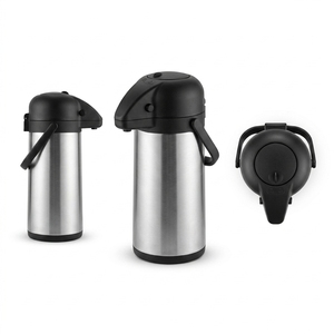 Carafe isotherme en acier inoxydable de 1,9 L, 2,2 L, 3 L, distributeur de café sous vide pour hôtel, bureau - Product Image 6