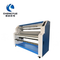 Laminateur à air comprimé haute vitesse 1620 mm, machine de laminage automatique à chaud et à froid avec rouleau en silicone pour la finition d'impressions numériques