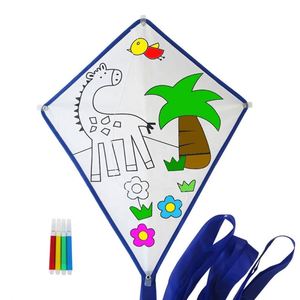 Cometas Personalizadas Ecológicas con Impresión de un Solo Color, Cometas Creativas con Diseño de Diamante para Padres e Hijos, Cometas Promocionales Únicas con Logotipo para Eventos - Product Image 4