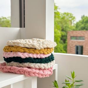 أريكة مبتكرة مصنوعة يدويًا من البوليستر طراز الشمال ، وسادة مكتب بجانب السرير ، وسائد مقعد للبيع بالجملة - Product Image 6