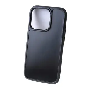 Kualitas Tinggi PC TPU Shockproof Matt Alur Casing Ponsel Kulit Sublimasi Penutup Ponsel Kosong untuk Iphone 12 13 14
