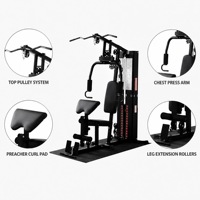 Máquina de Entrenamiento de Fuerza BalanceFrom, Equipo de Ejercicio con Brazos Ajustables para Uso Doméstico, Unisex