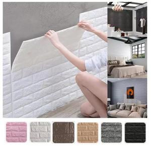 Papel tapiz 3d para decoración del hogar, papel tapiz de espuma para paredes de dormitorio y sala de estar, venta al por mayor - Product Image 3