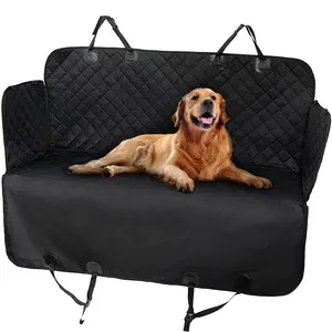 Protector de asiento trasero de coche 4 en 1, estera de hamaca lavable, protección impermeable para perros y mascotas, conjunto de cubierta de asiento de coche - Product Image 1