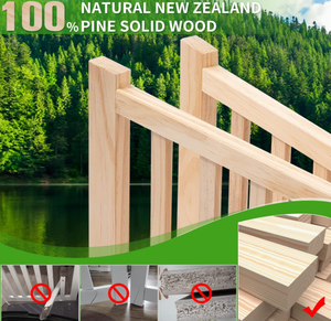 बेस्टसेलर फ्रीस्टैंडिंग लकड़ी कुत्ते गेट ओक लकड़ी पालतू जानवर के अंदर बाधा तह लकड़ी की सुरक्षा कुत्ते बाड़ - Product Image 3