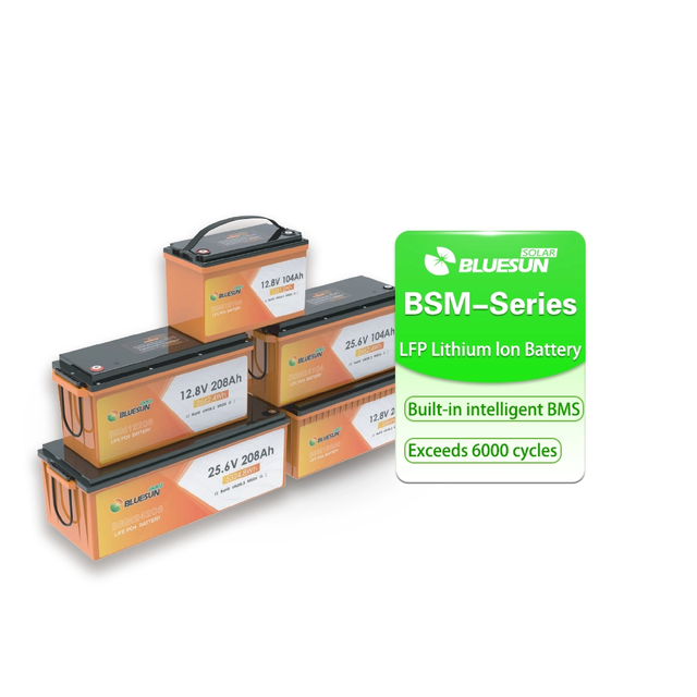 Long Lifespan Solar Lithium Iron Phosphate Battery 12V 24V 100AH 200AH 300AH for Various Appliances