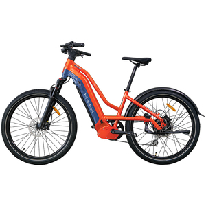 จักรยานไฟฟ้า City EBike 500W มอเตอร์ดุมล้อหลัง ขนาด 27.5 นิ้ว ยาง 2.4 นิ้ว แบตเตอรี่ในตัว ระบบขับเคลื่อนอิเล็กทรอนิกส์ จักรยานครุยเซอร์ชายหาดแบบ Step Through รุ่น ATMOSE City EBik - Product Image 3