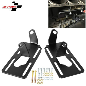 ขายึดเครื่องยนต์แบบปรับได้สำหรับ LS1 Swap 88-98 LS2 LS6 LSX LQ4 อลูมิเนียมอัลลอยสีดำ พร้อมอุปกรณ์ประกอบ - Product Image 5