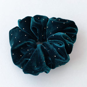 Haute qualité luxe mode coréenne bandes de <span class=keywords><strong>cheveux</strong></span> élastique velours strass bijoux <span class=keywords><strong>cheveux</strong></span> chouchous pour les filles - Product Image 2