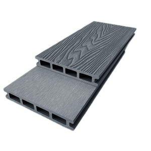 Tarima de Exterior Impermeable de Alta Calidad, Moderna, Ranurada y Hueca, de WPC, 140*25mm, Encastrable, para Terraza - Product Image 5