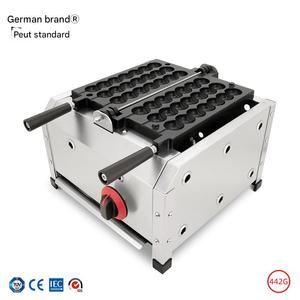 Ticari Gazlı Üçgen Waffle Makinesi LPG Şekilli Waffle Makinesi Özel Tatlı Üretimi İçin - Product Image 5