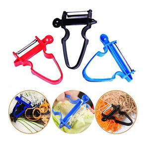 Đa Chức Năng <span class=keywords><strong>3</strong></span>-Trong-<span class=keywords><strong>1</strong></span> Thép Không Gỉ Ma Thuật Ba Cho Nhà Bếp Mới Của Nhãn Hiệu Trái Cây Rau Shredder Vắt Tay Peeler Bộ - Product Image 2